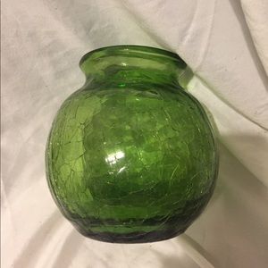 Green vase
